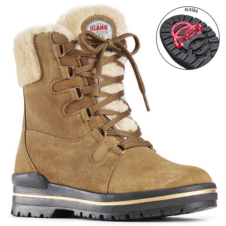 Bottes Hiver OLANG Meribel Brown Femme | DXK-46356173