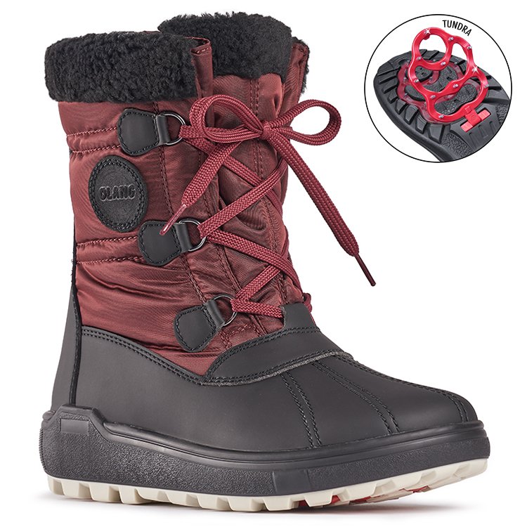 Bottes Hiver OLANG Rigel Bordeaux Femme | RUI-99684997