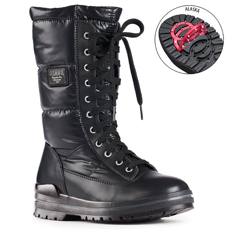 Bottes Hiver OLANG Glamour Black Femme | HJA-35787782