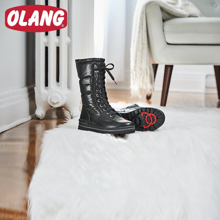 Bottes Hiver OLANG Glamour Black Femme | HJA-35787782