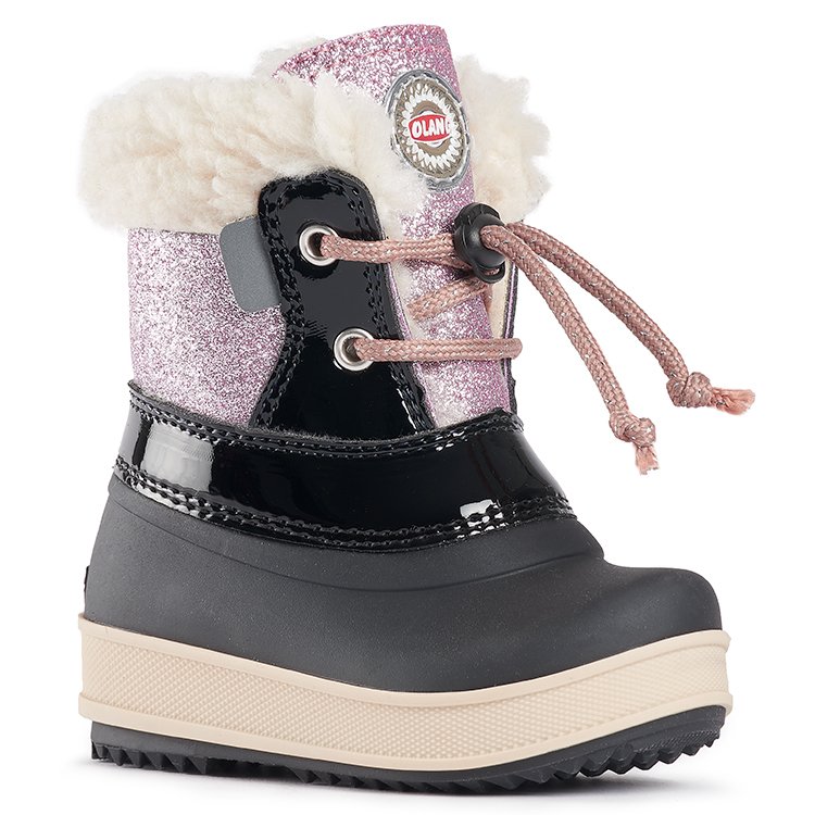 Bottes Hiver OLANG APE Lux Pink/Black Bébé | PAJ-65202282