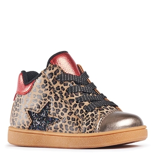 Chaussures BOPY Xavita Beige Leopard Bébé | EQV-51346755