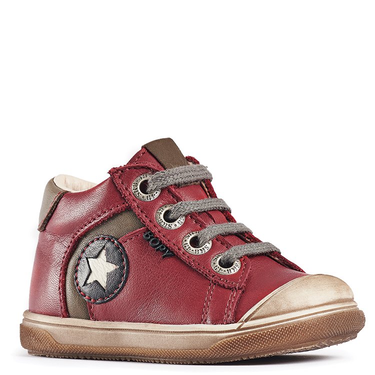 Chaussures BOPY Rudizip Bordeaux Bébé | OTX-82569294